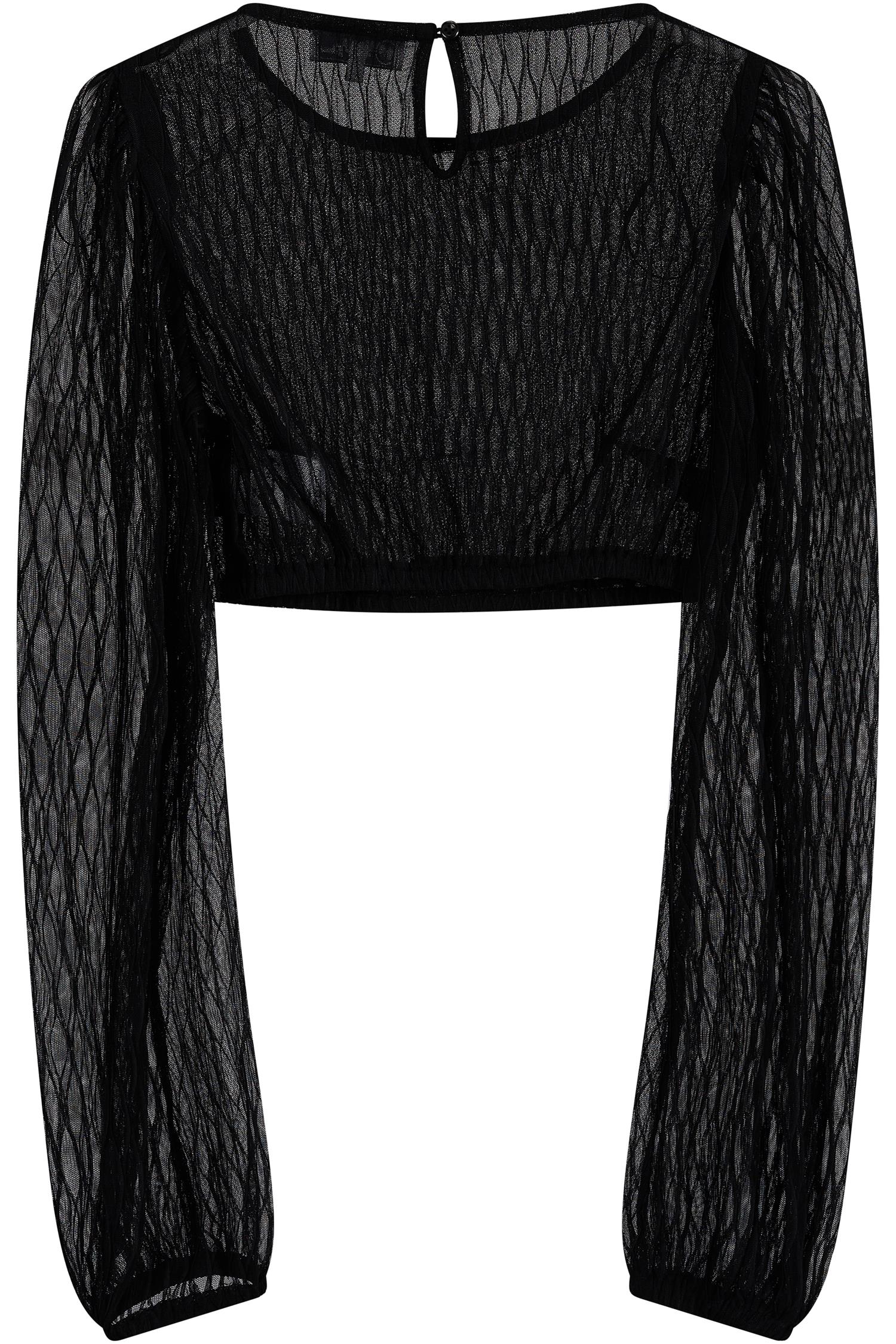 Dirndlbluse Böhen von MarJo in Schwarz